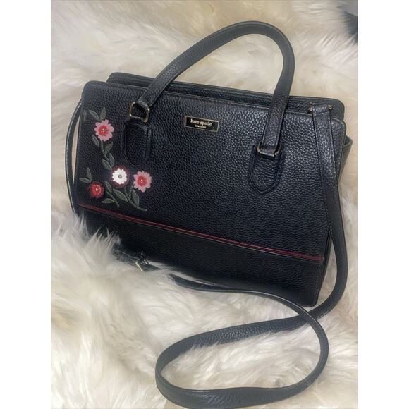 Kate Spade Reese Laurel Way bag with flower Embellishments - Picture 1 of 11